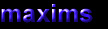 maxims
